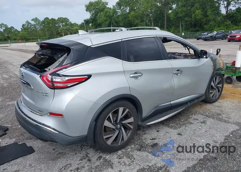 2016 Nissan Murano Platinum/S/Sl/Sv из США, поврежденный, VIN 5N1AZ2MH7GN142523